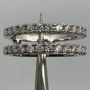 Moissanite Diamond Ring Enhancer Wedding Band GRA Certified Jewelry Size 7